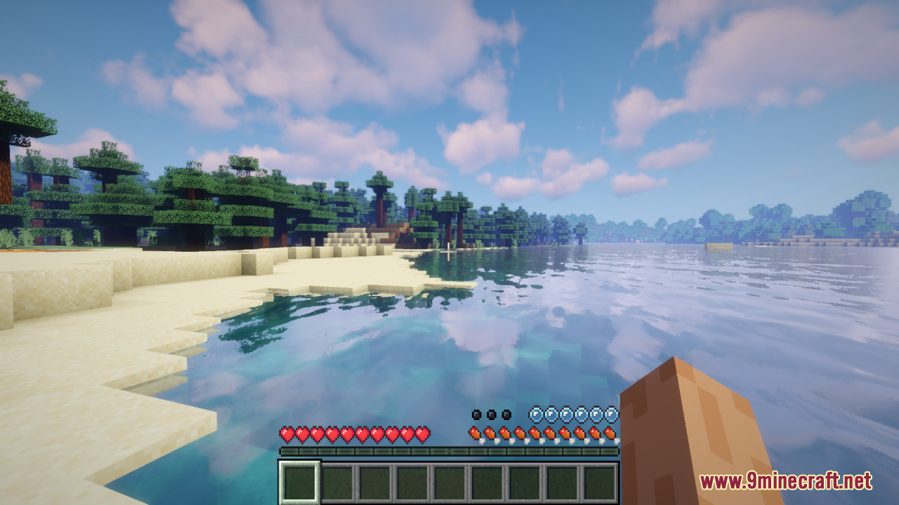 View of shoreline and water featuring updated health and food bars