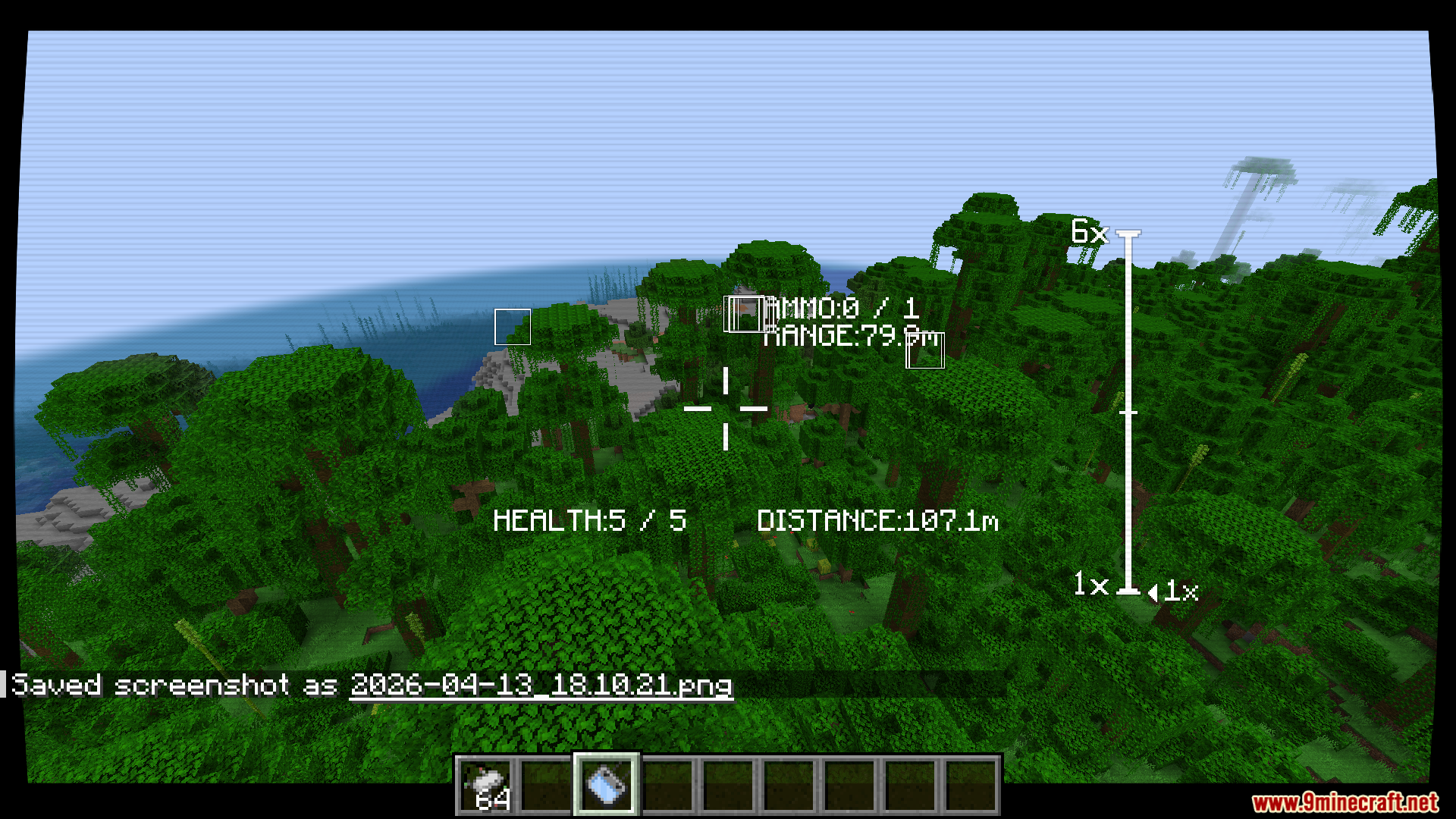 SBW Ping from Drone mod marking a location in jungle