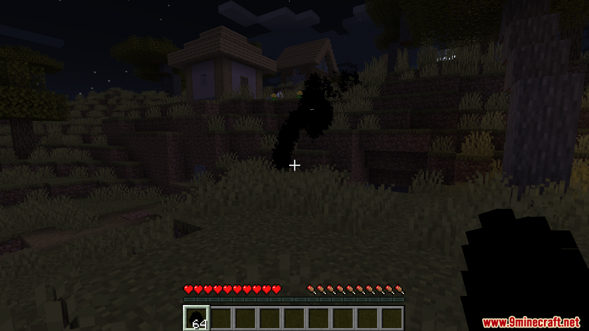 Night Village Exploration With Full Health Inventory