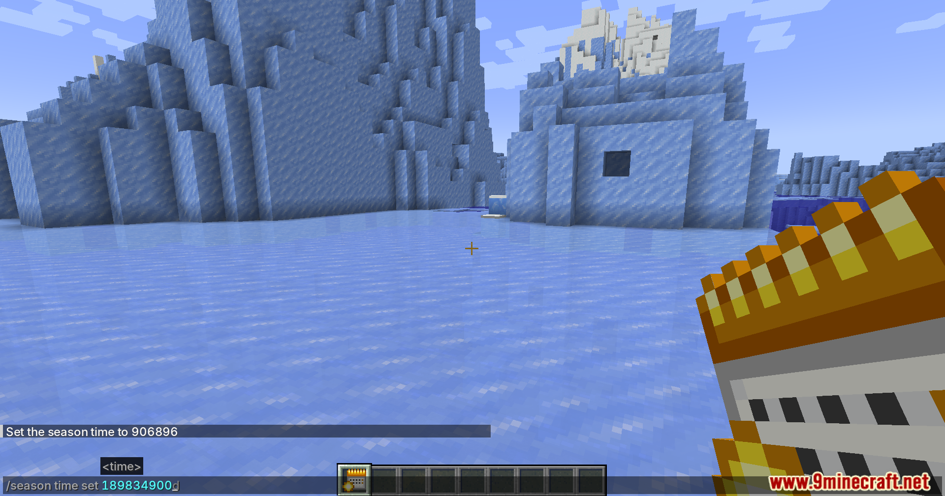 Setting the season time using a chat command