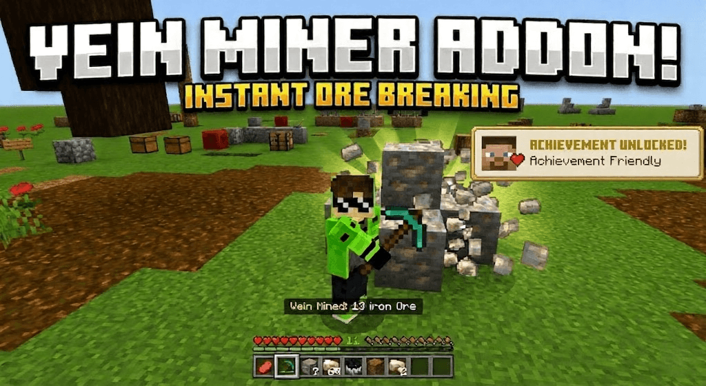 Sh Vein Miner Addon Mod