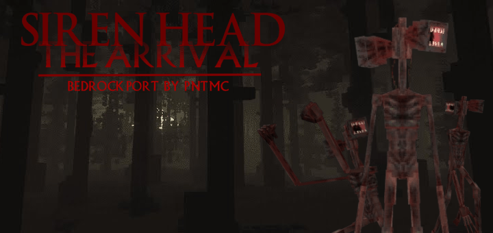 Siren Head the Arrival Bedrock Port 100 Accurate Addon Mod