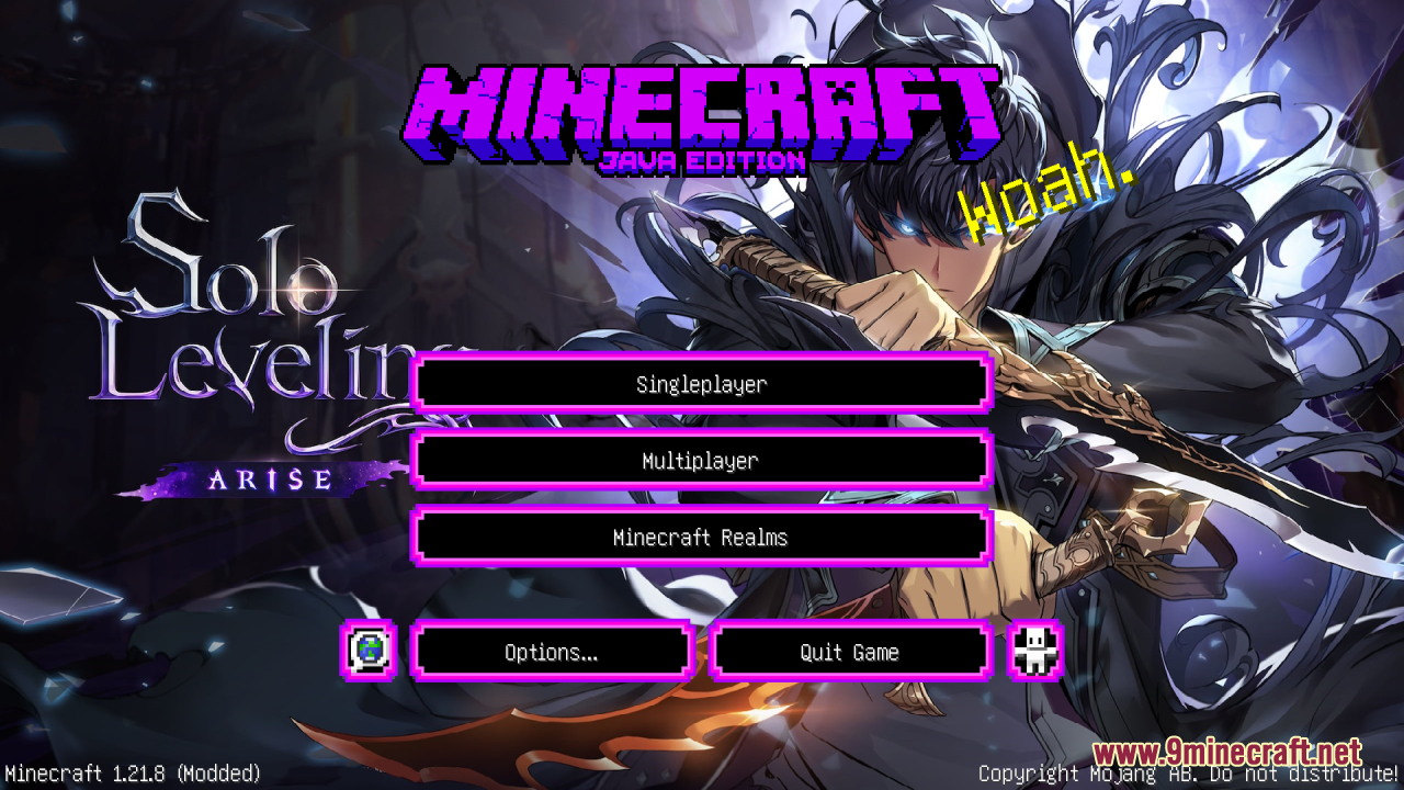 Creative inventory screen featuring a dark theme with purple neon borders