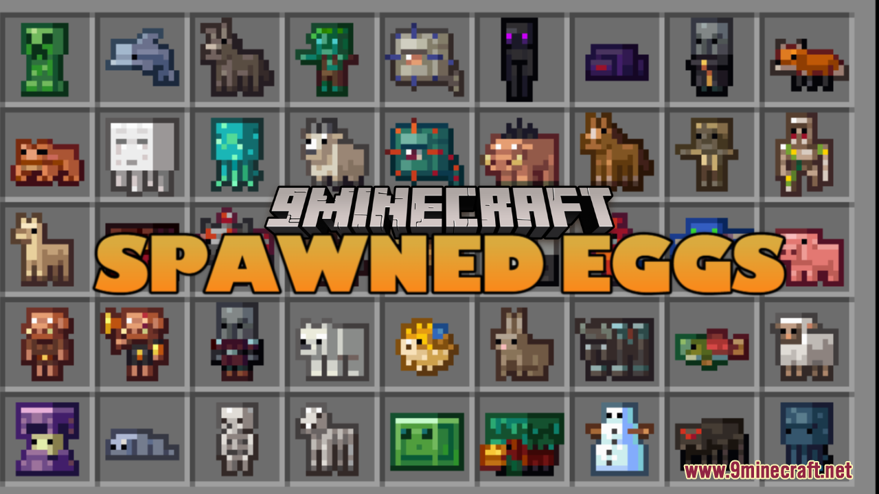 Spawned Eggs Texture Pack Resource Pack