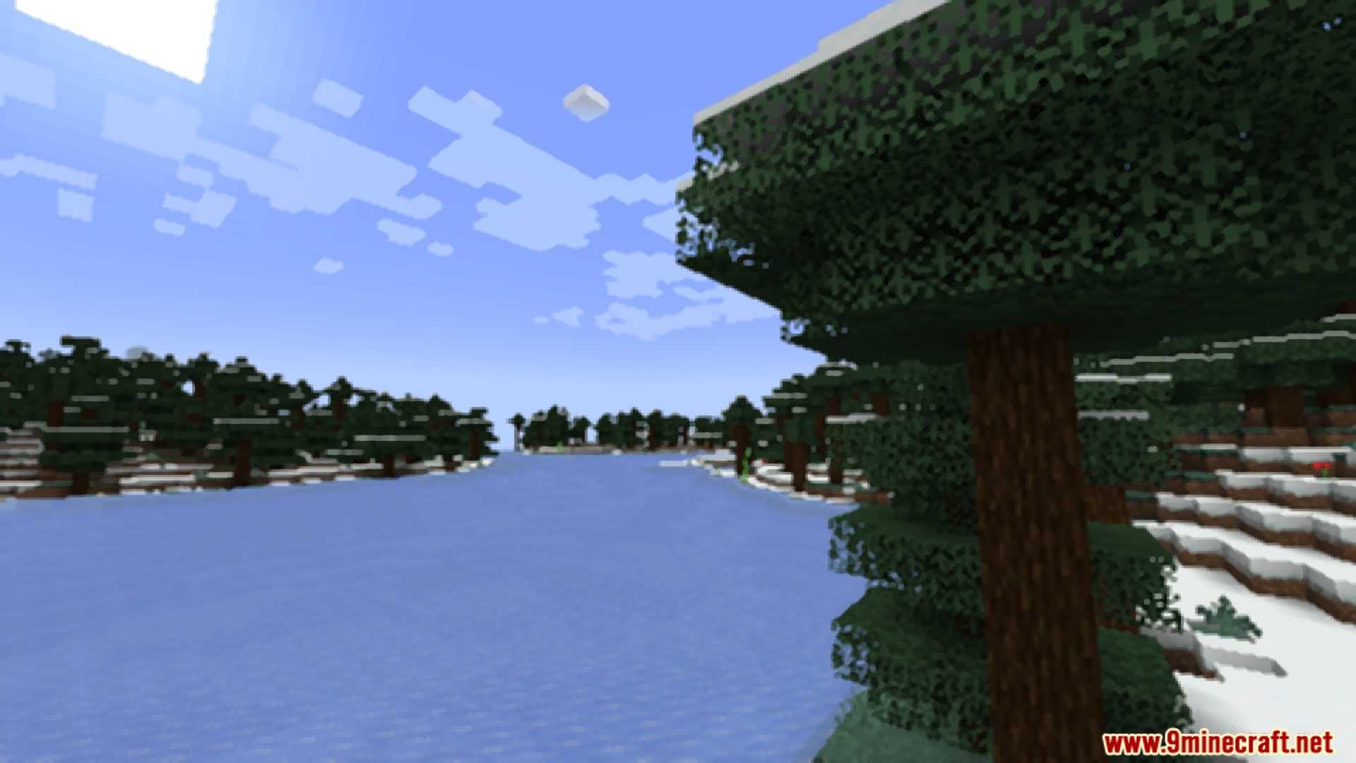 Minecraft Forest Lake Landscape Scenic View Minecraft Forest Lake Landscape Scenic View