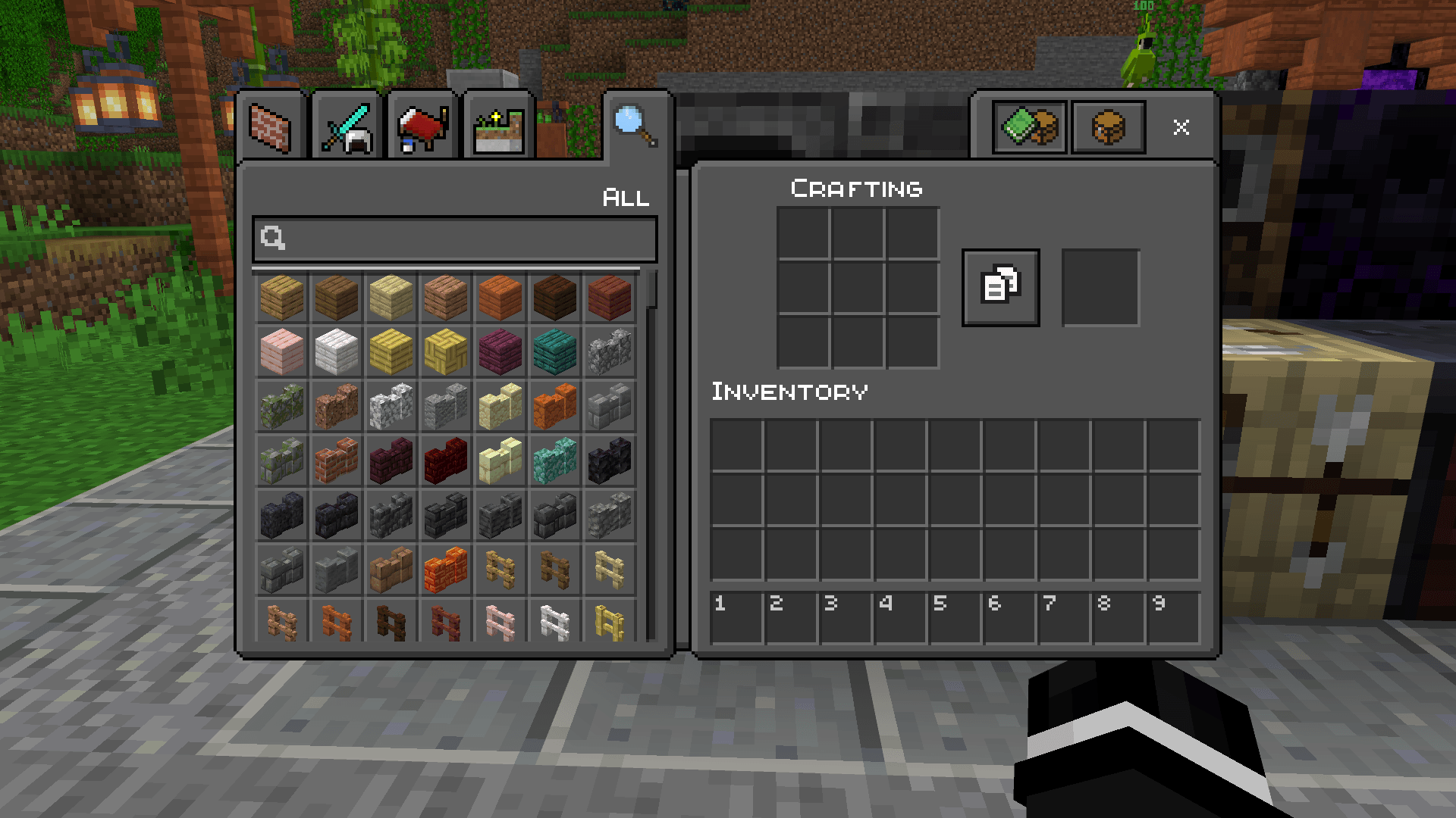 Quick Crafting Button