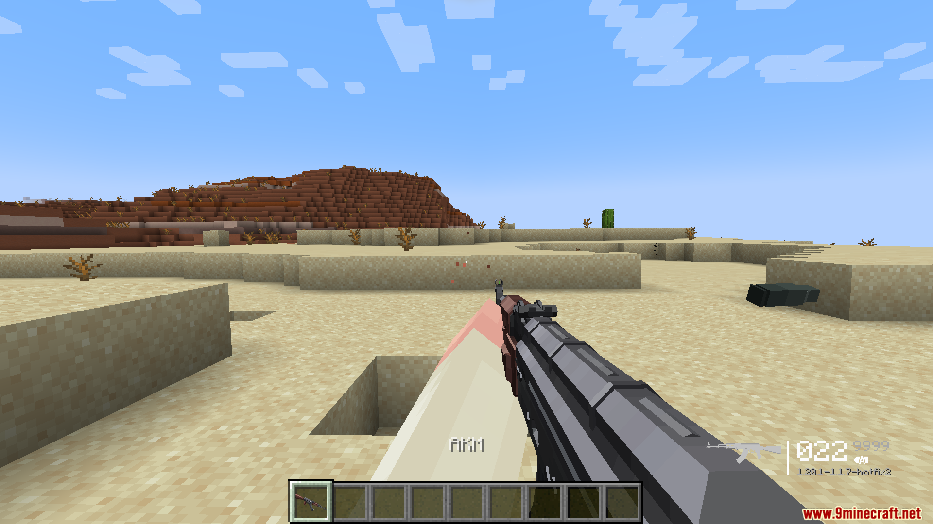 Tooltip showing stats for M32A1 Grenade Launcher in TaCZ Weapons mod