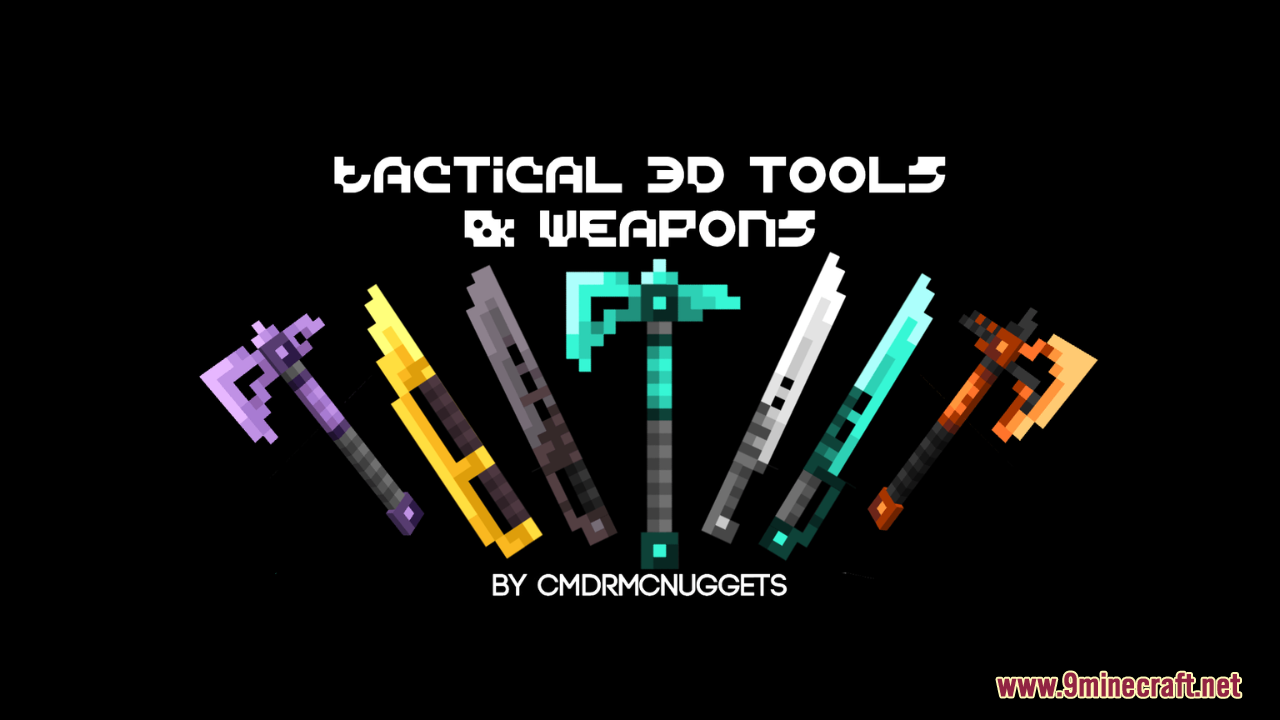 Tactical 3d Pvp Tools Weapons Texture Pack
