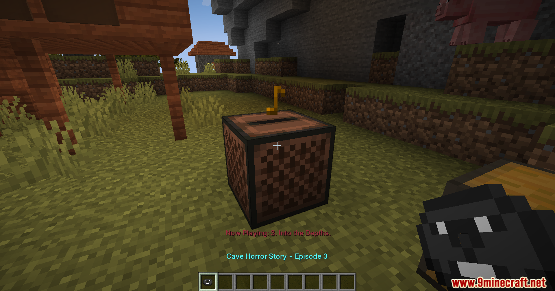 Playing the Into the Depths audiobook in a jukebox