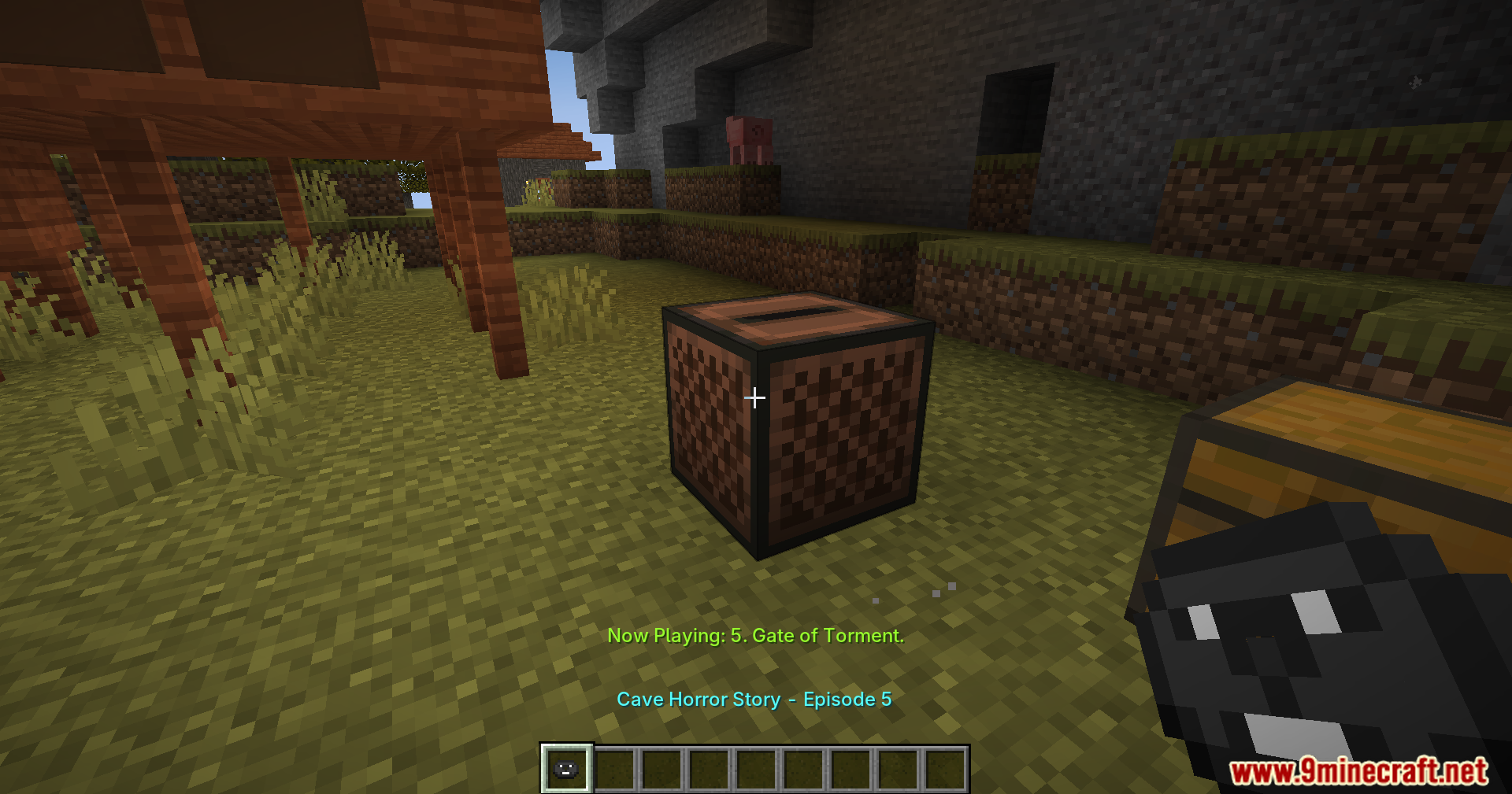 The Gate of Torment audiobook playing from a jukebox