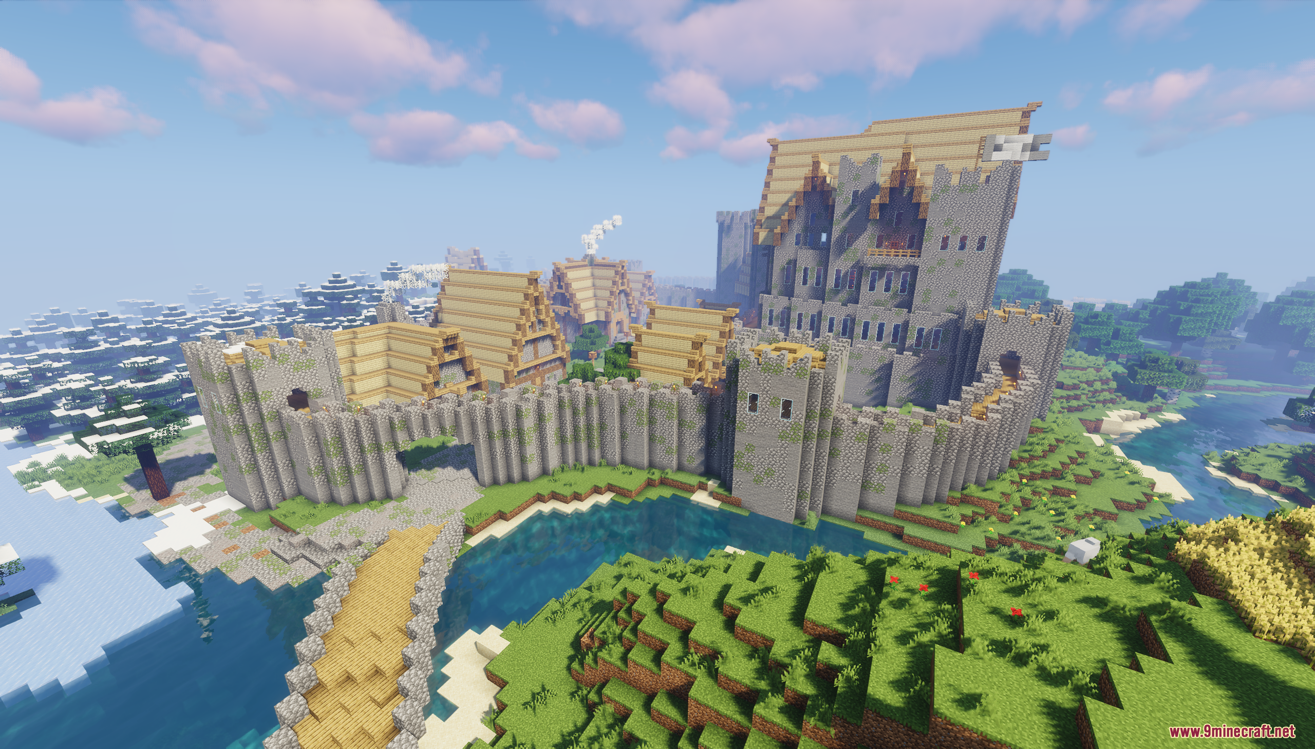 The Town of Rikdale map features a large castle