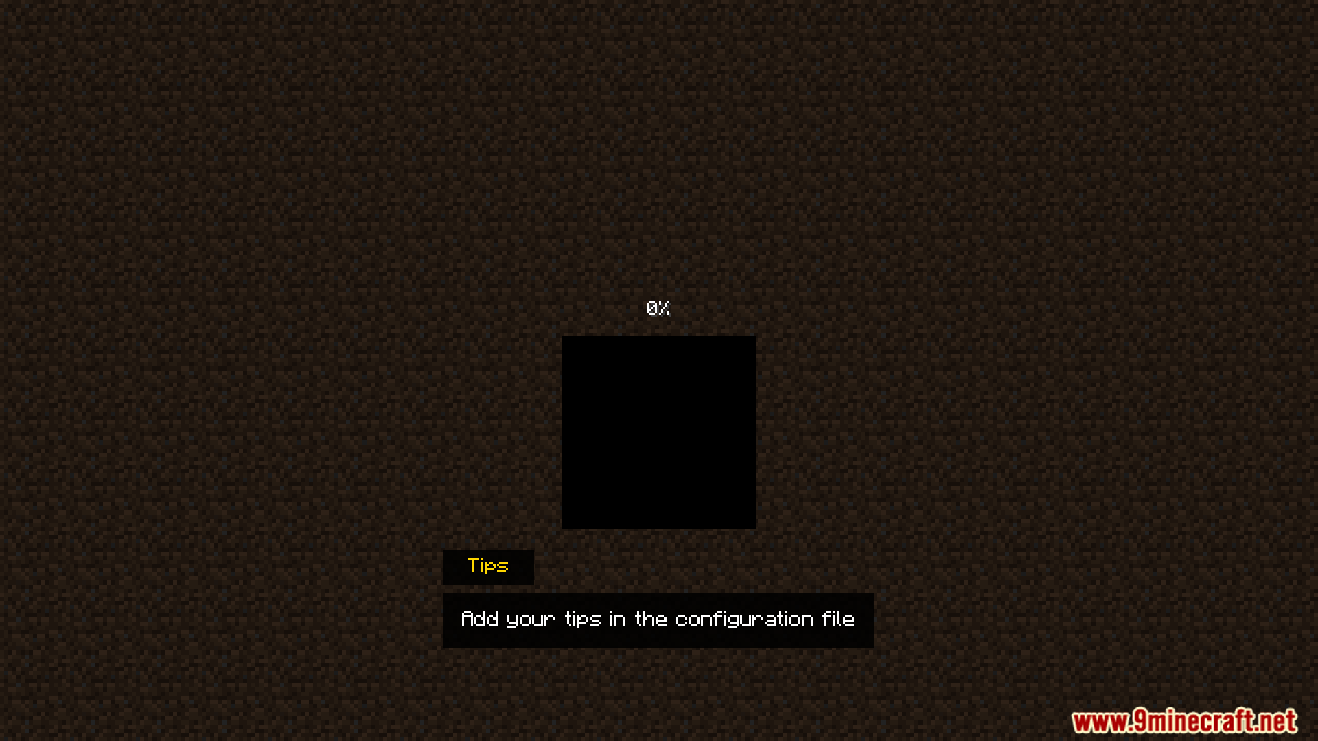 Custom tip displayed on the game loading screen