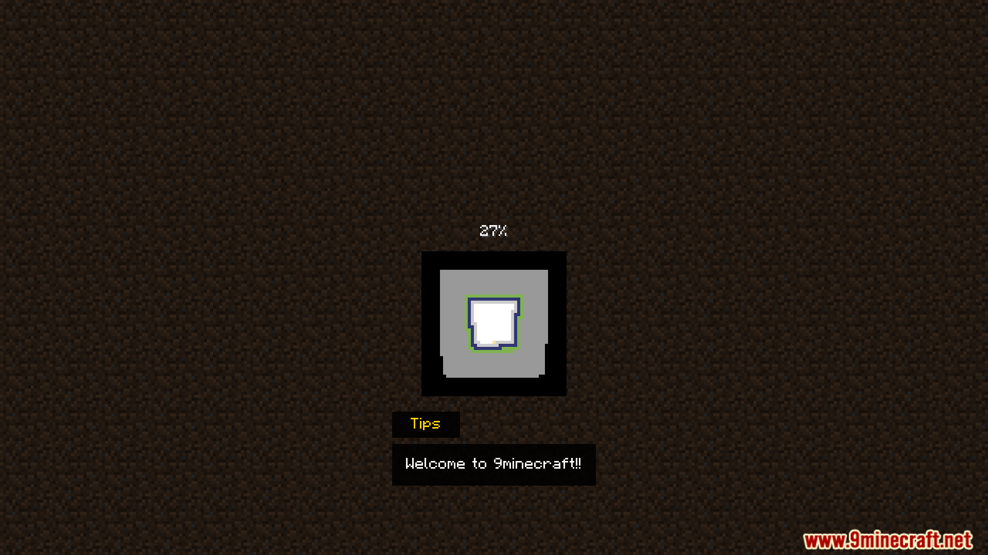 Custom welcome tip on the loading screen