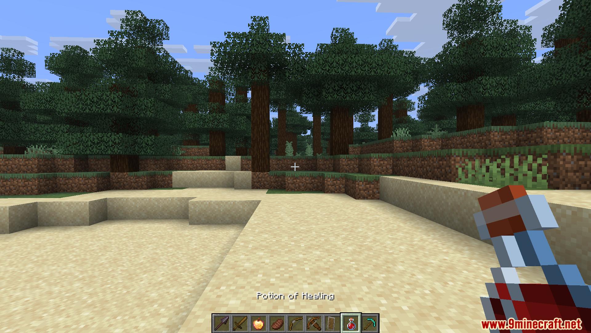 Toolbar Sounds Mod playing audio for a healing potion