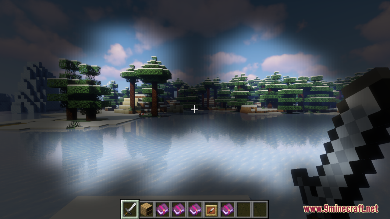 Looking down at a grassy path wearing a pumpkin