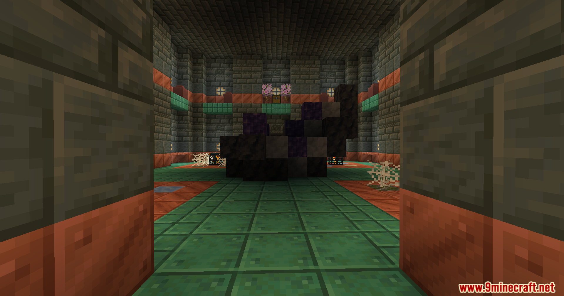 Trials Chambers Reuploaded Mod Screenshot 2 Room from Trials Chambers Reuploaded mod featuring new copper and tuff blocks