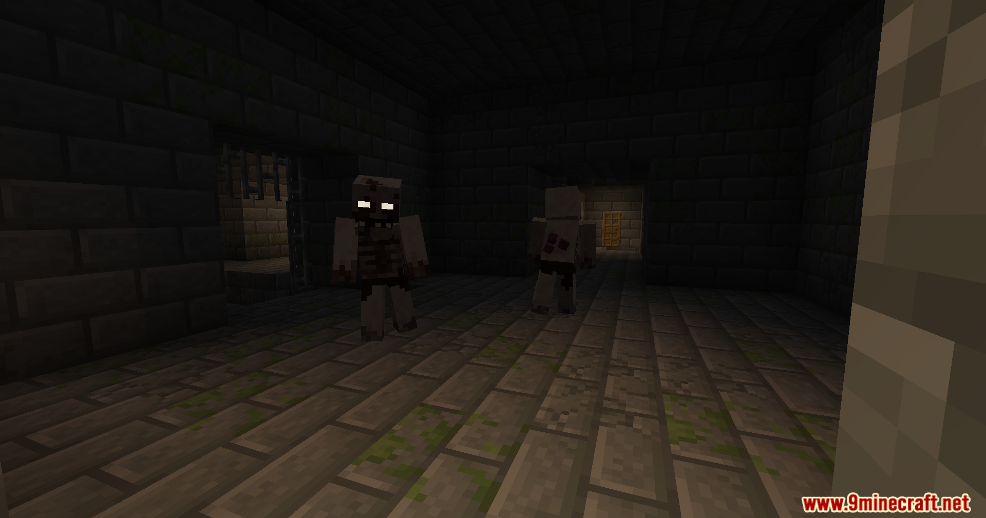 Scary pale zombies with glowing eyes in Ultimate Zombie Apocalypse