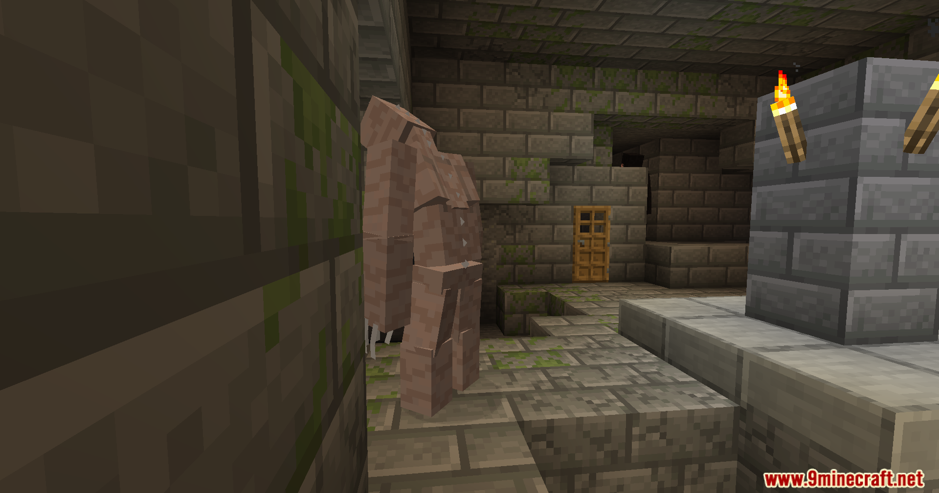 Tall fleshy mutant from Ultimate Zombie Apocalypse Mod in dungeon