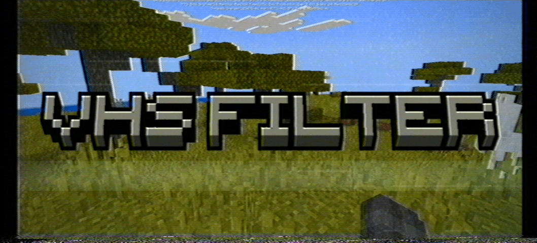 Vhs Filter Texture Pack