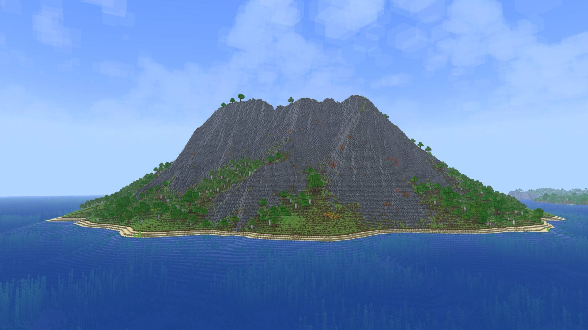 Volcano Island Survival Island 4 Achievements on Map MCPE/Bedrock Map Screenshot 2