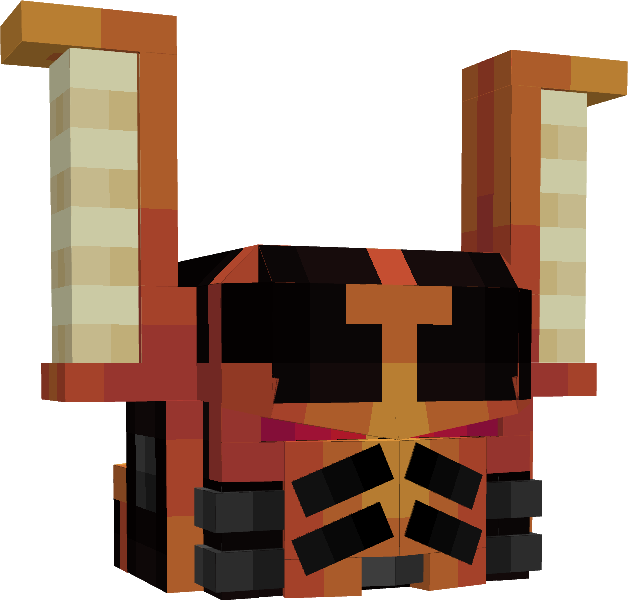Warhammer 40k Armory Addon Mod Screenshot 2 Custom orange and black combat helmet with tall vertical horns