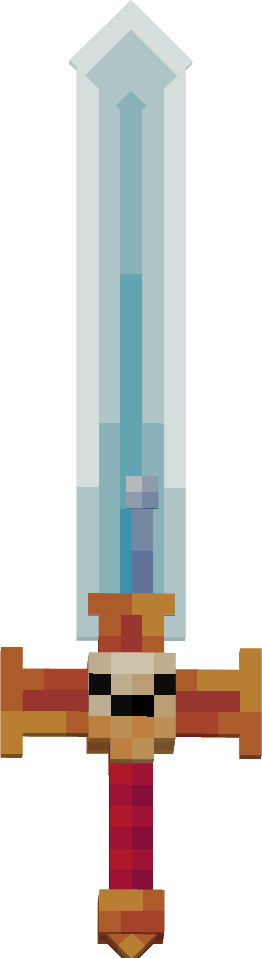 Warhammer 40k Armory Addon Mod Screenshot 3 Custom power sword with a skull crossguard and glowing blue blade