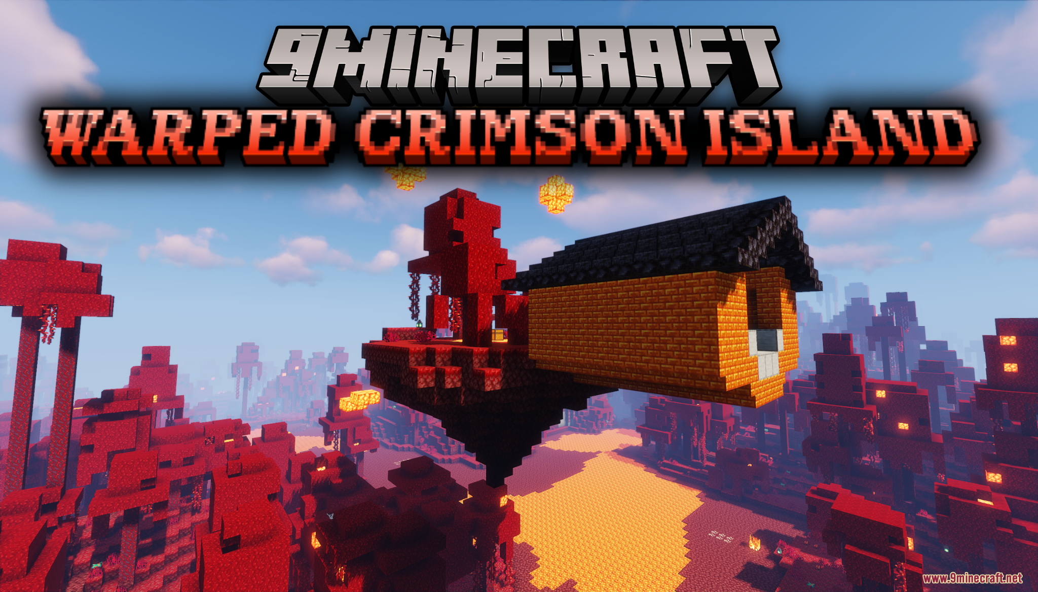 Warped Crimson Island Map