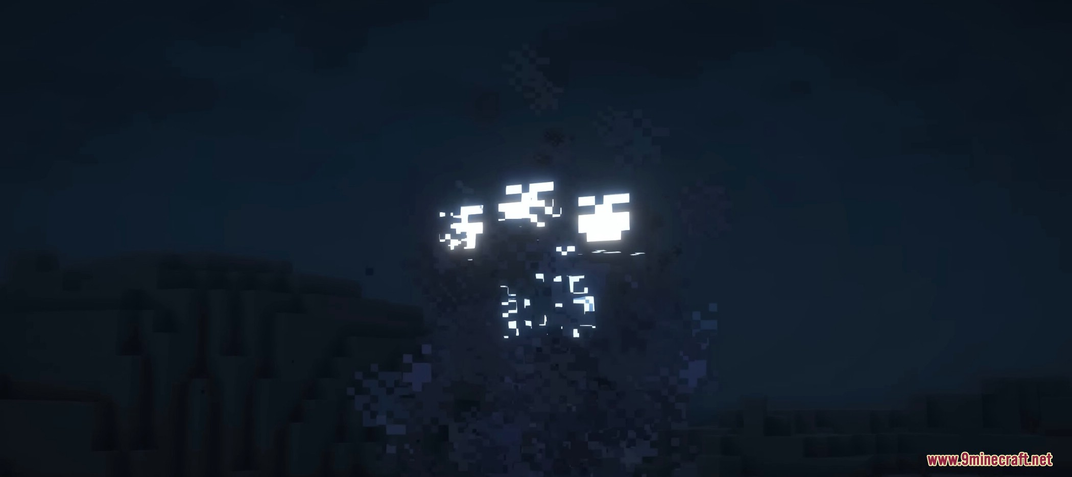 Wither boss glowing bright white during the new spawn animation