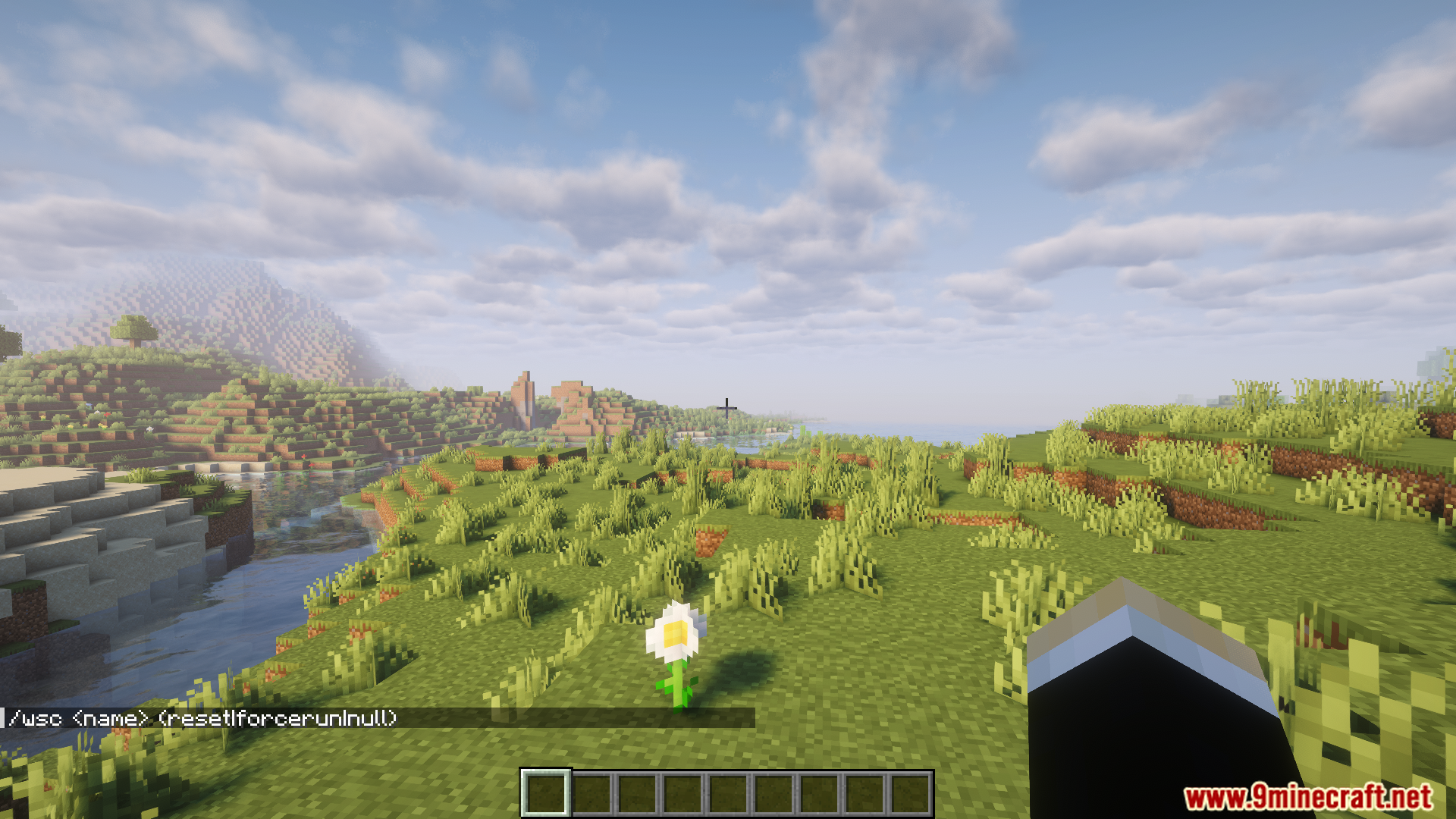 Player typing custom wsc commands in the game chat window