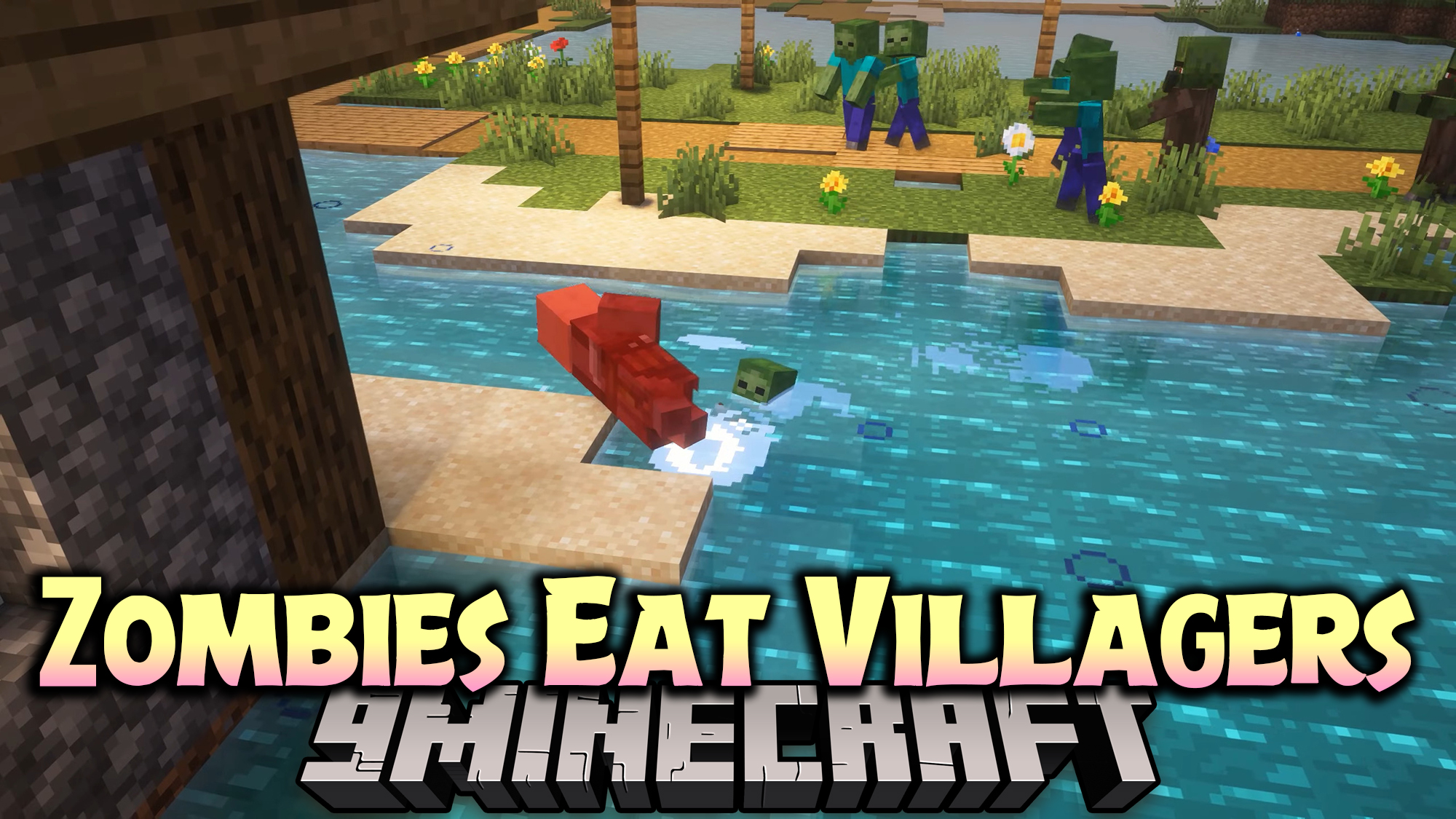 Zombies Eat Villagers Mod