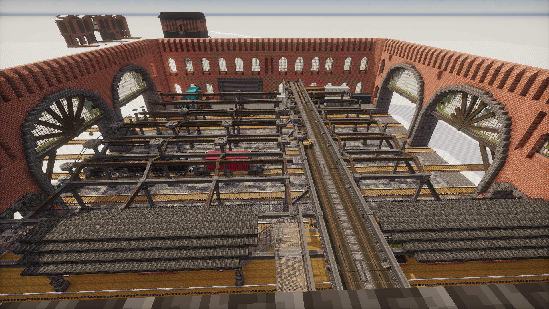 A German Styled Trainstation Schematic Thumbnail
