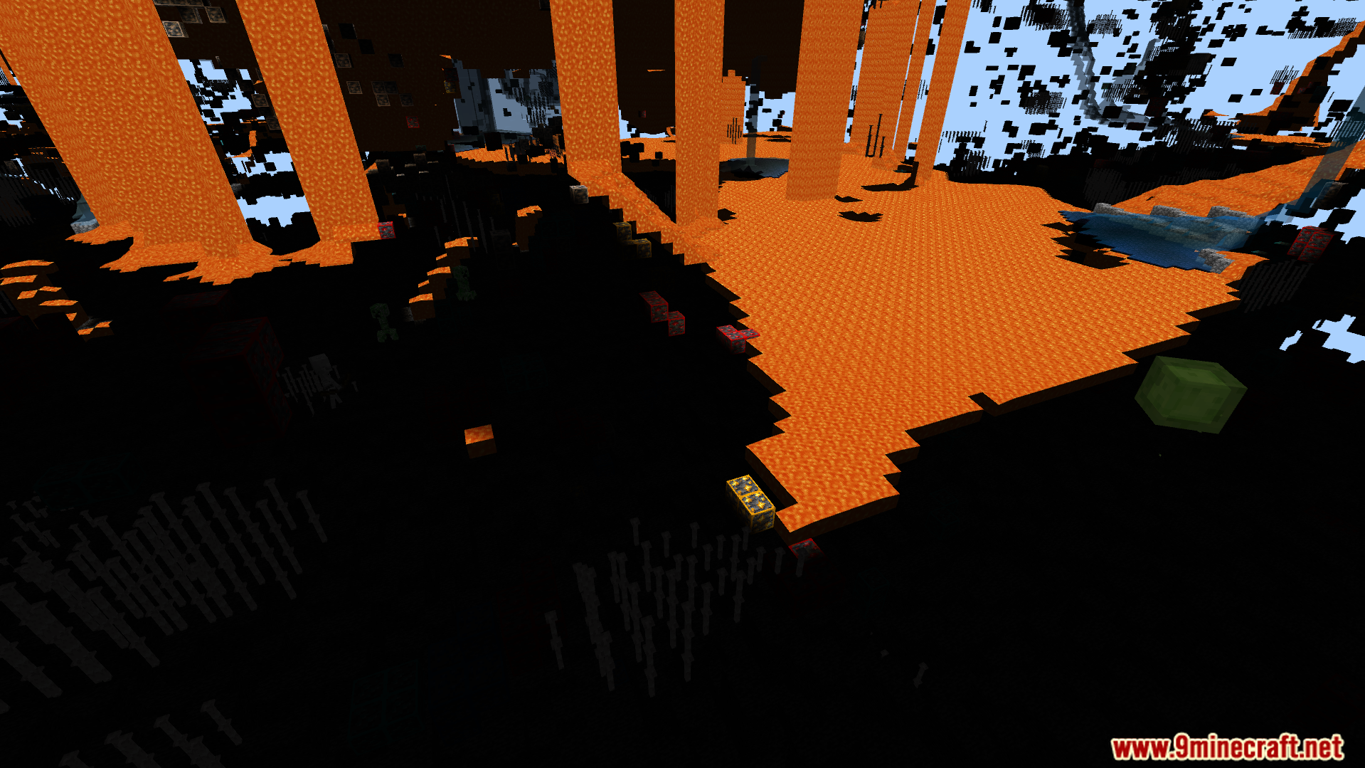 Finding valuable ores is much faster with common blocks turned invisible