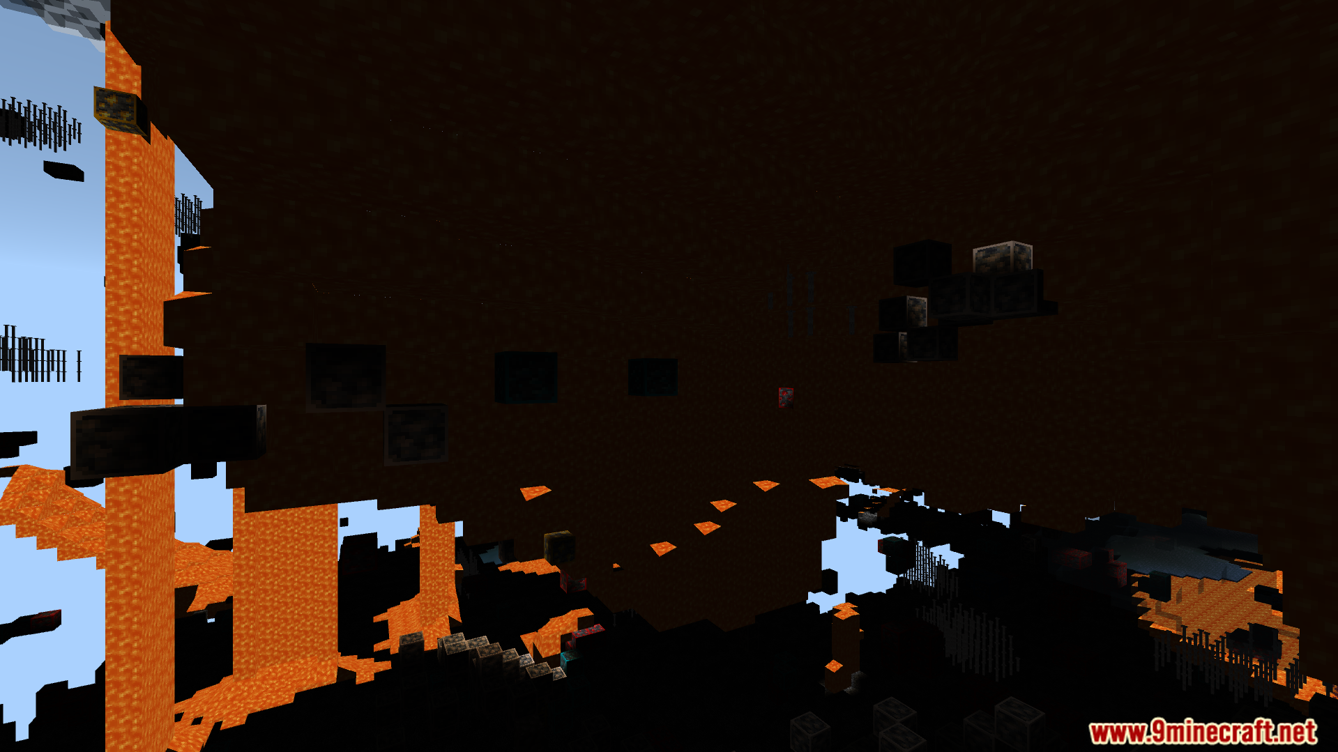 Drink a night vision potion to see valuable ores clearly