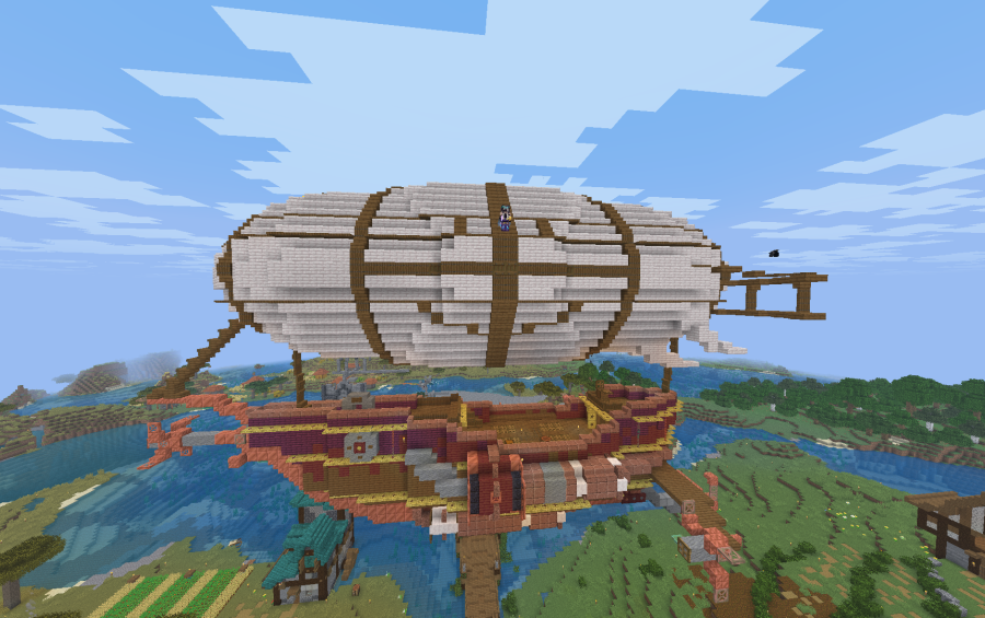 AirShip Easy to Build in Survival Schematic Thumbnail