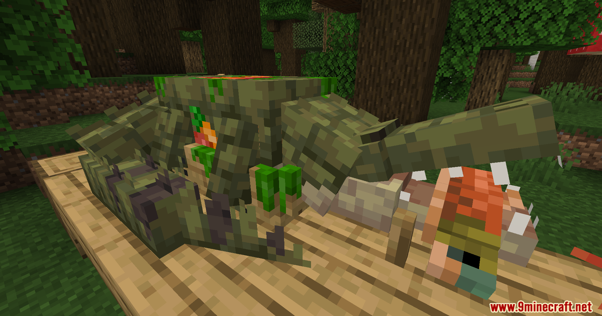 Alexs Mobs Delight Mod Screenshot 5 Crocodile feast block from Alexs Mobs Delight mod
