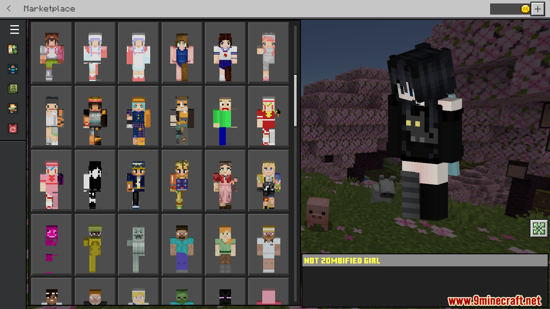The skin pack includes many special Hive and 4D designs
