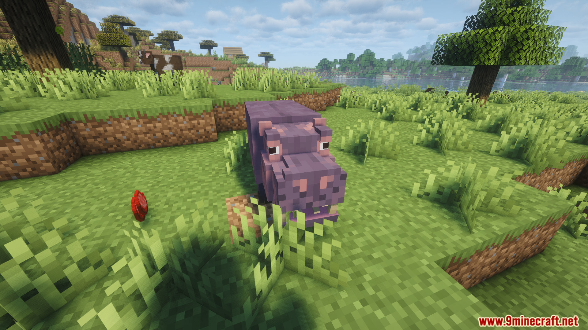 Animal Garden Hippopotamus Mod Screenshot 13 A purple hippo from the Animal Garden mod