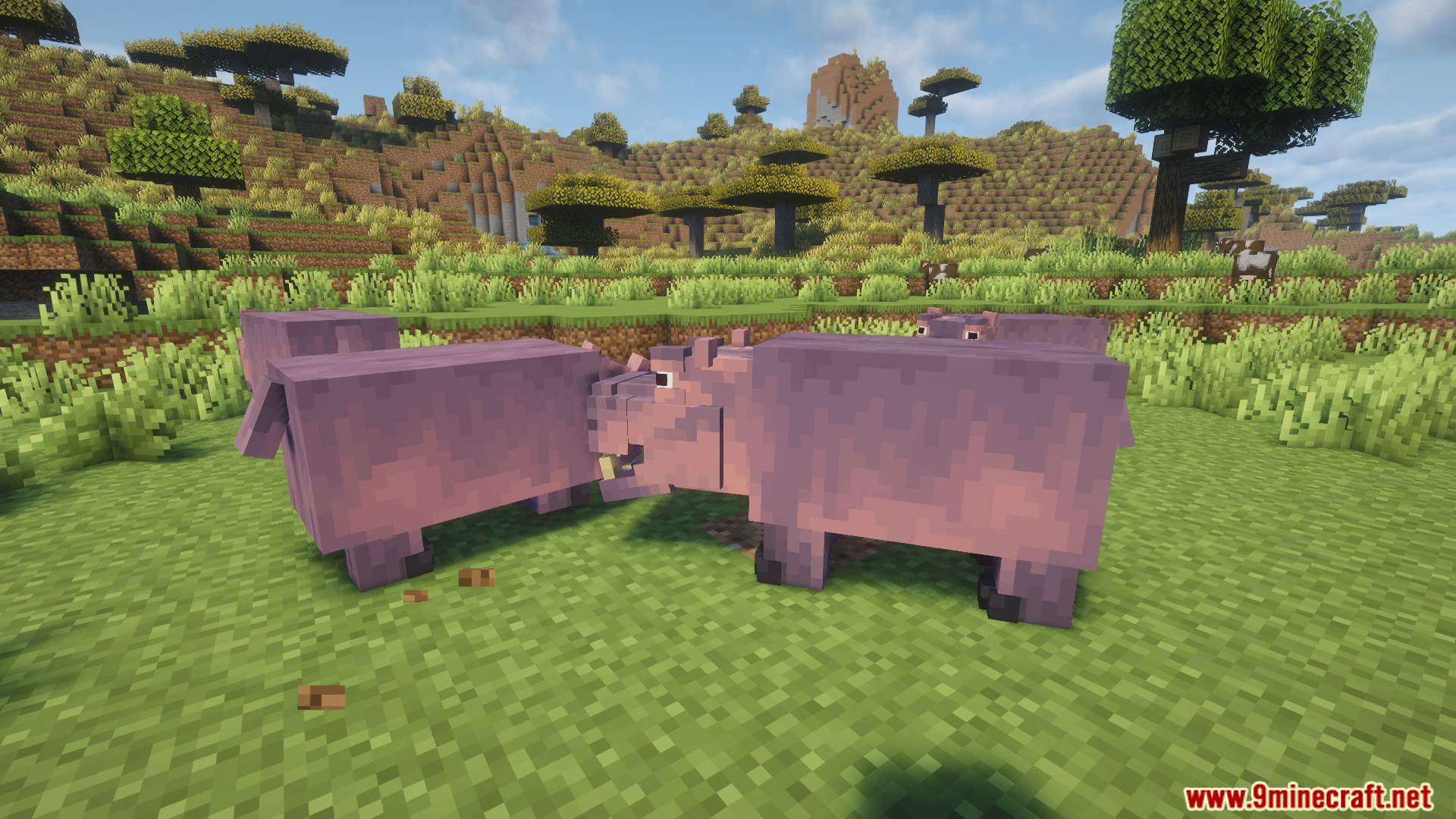 Animal Garden Hippopotamus Mod Screenshot 7 Animal Garden Hippopotamus Mod adds hippos to the savanna