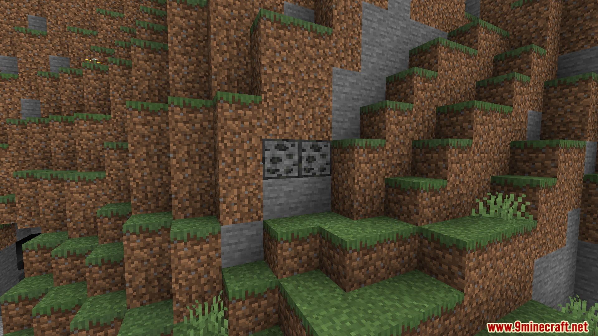 Glowing ore blocks help you find valuable materials much faster