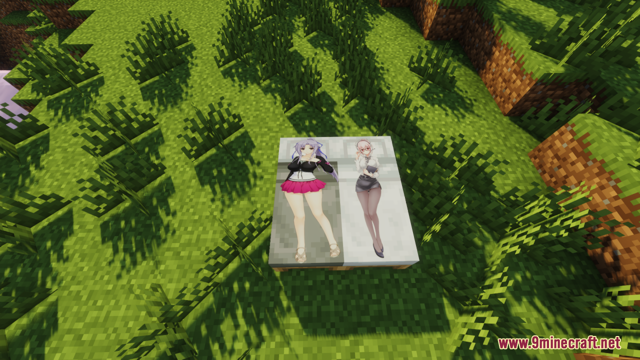 Another custom bed design featuring two different anime characters