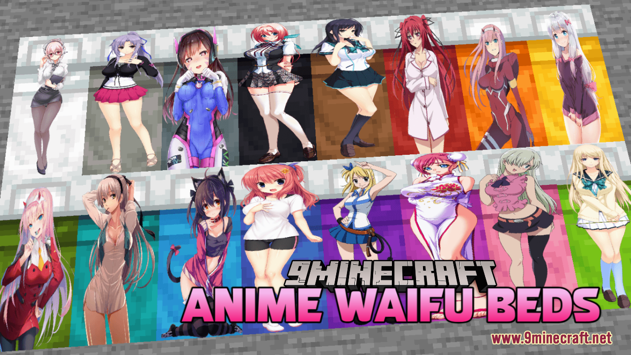 Anime Waifu Beds Resource Pack