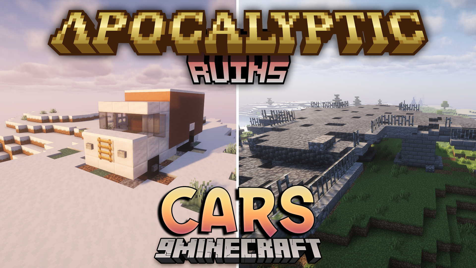 Apocalyptic Ruins Cars Mod