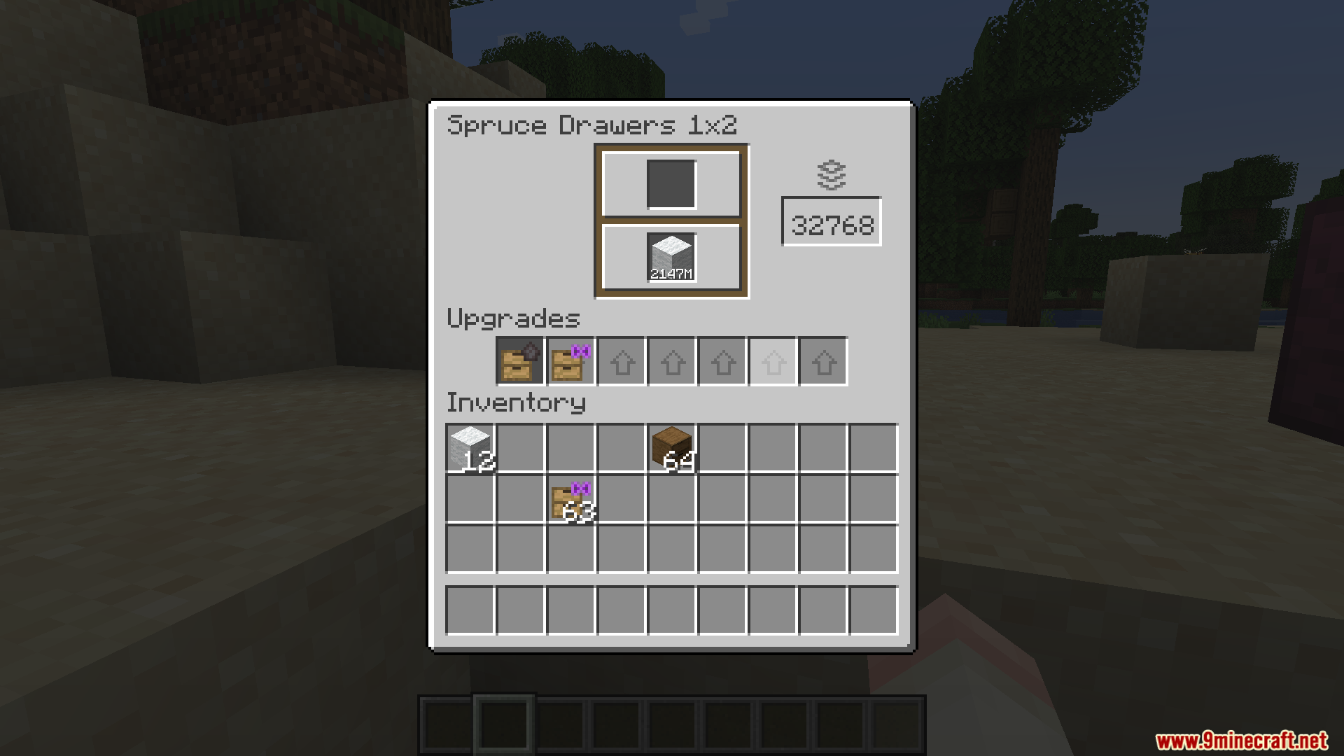 BBL Fixes Mod Screenshot 14 Spruce Drawers interface showing a massive quantity of items with BBL Fixes Mod