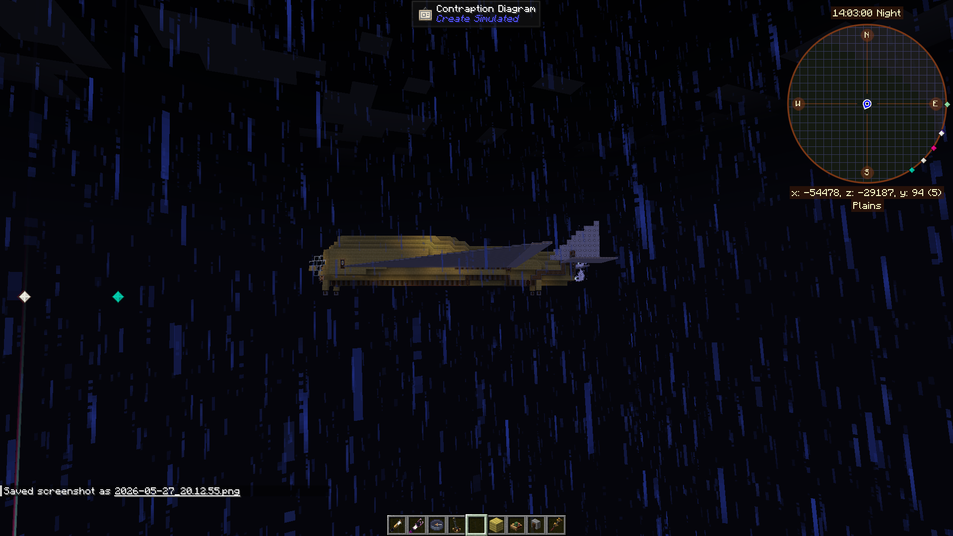 Back Propelled Thruster Plane Schematic Screenshots 1 A large wooden thruster plane