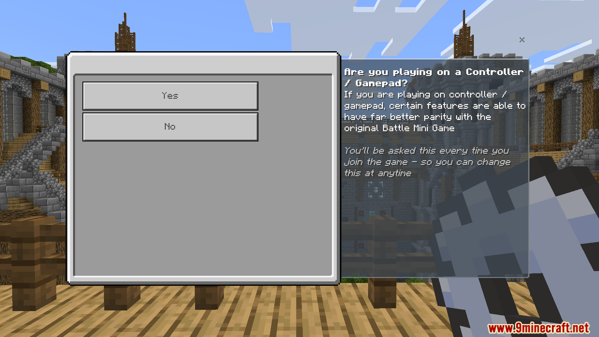 Players can enable special features for a classic console experience
