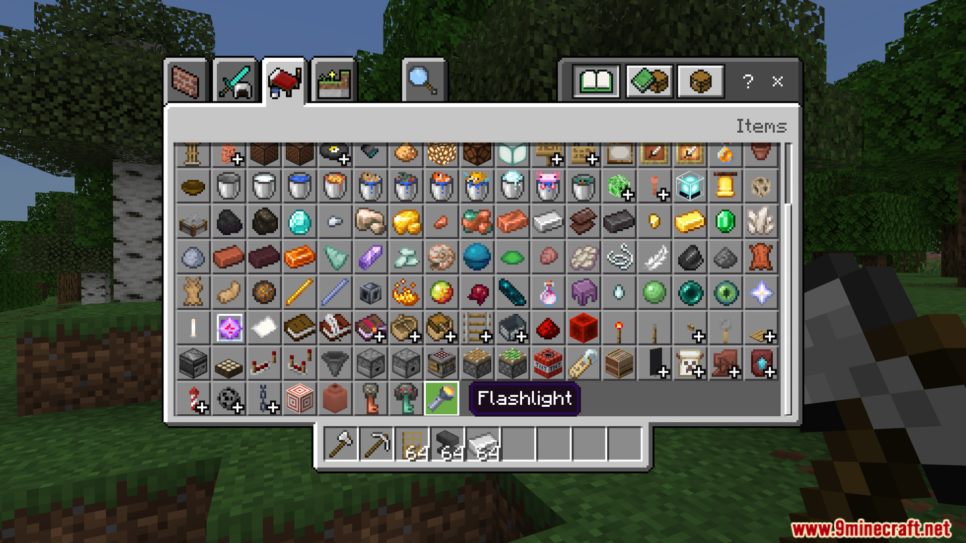 Bedrock Essentials+ Addon Screenshot 3 Gameplay showing one of the addon's helpful new tools