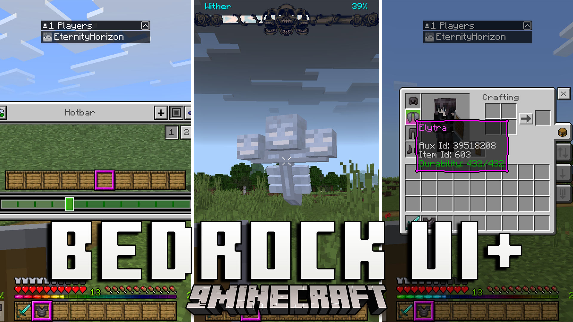 Bedrock Ui Plus Texture Pack