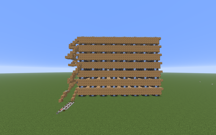 Best Automatic Bamboo Farm Schematic Screenshots 3 A giant redstone powered bamboo farm with several layers of growing plants
