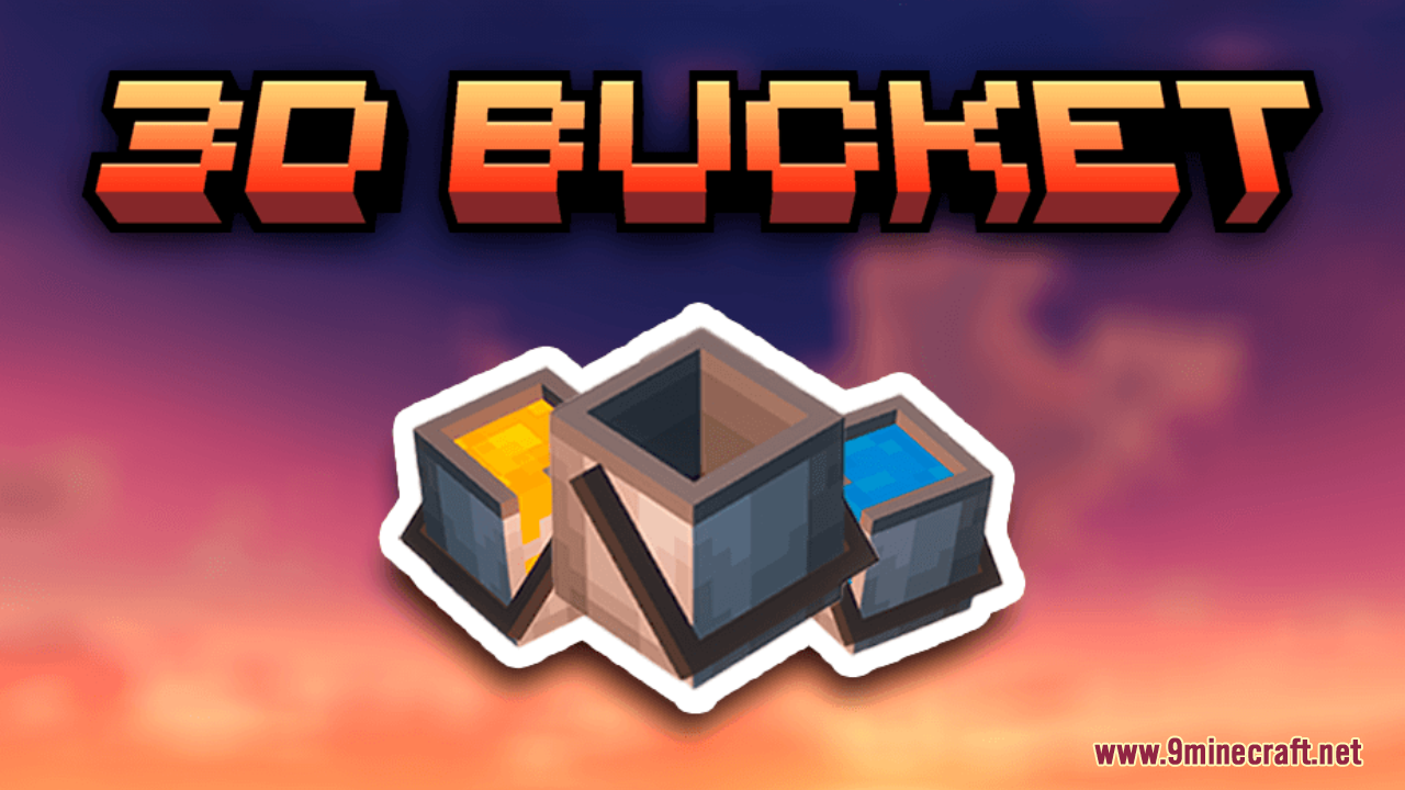 Better Bucket 3D Resource Pack