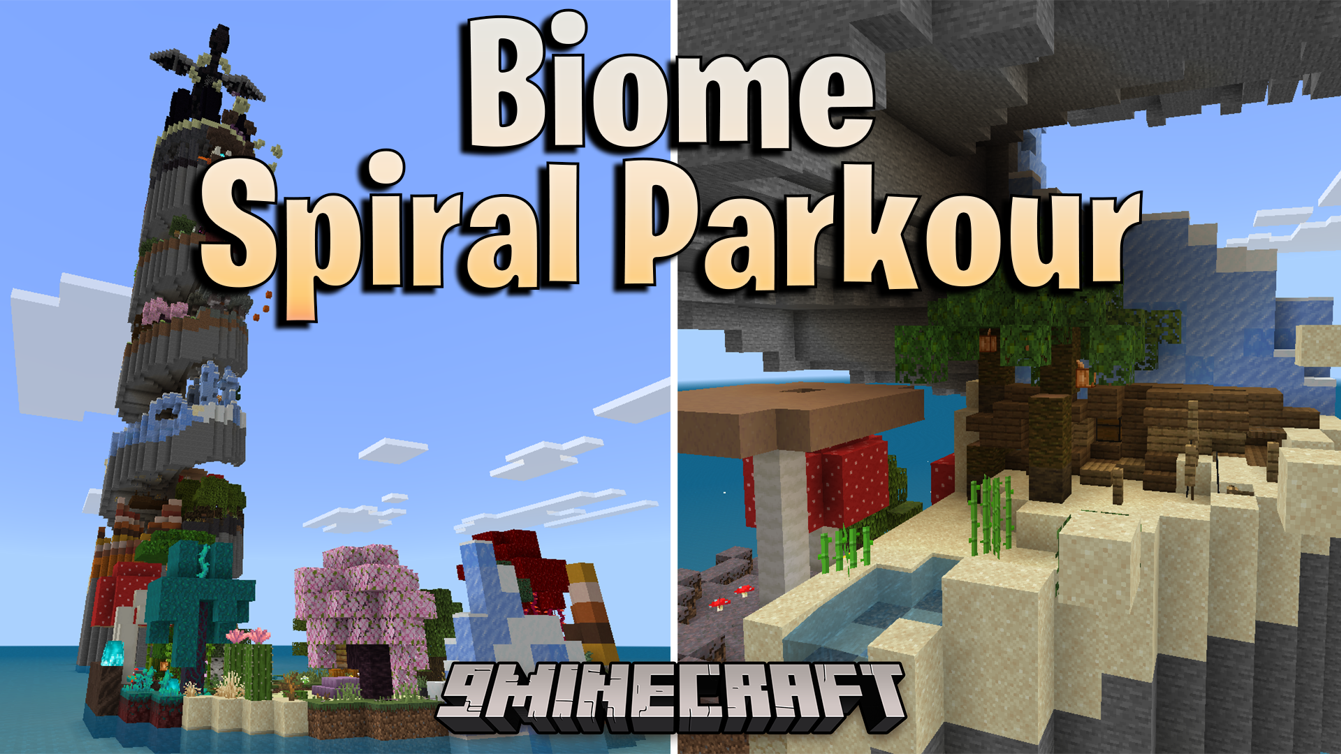 Biome Spiral Parkour Map